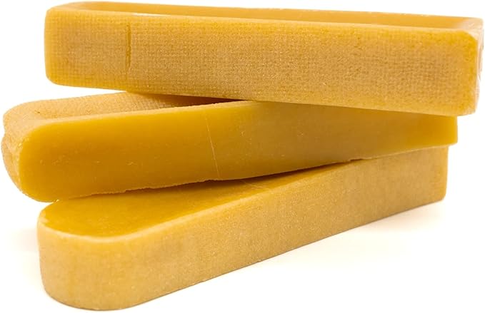 Bully Bunches Medium Authentic Yak Cheese Himalayan Chews for Medium & Small Dogs - All Natural Dog Treat Dental Chews, Made with Real Yak Milk - Lactose & Rawhide Free (6 Pk)