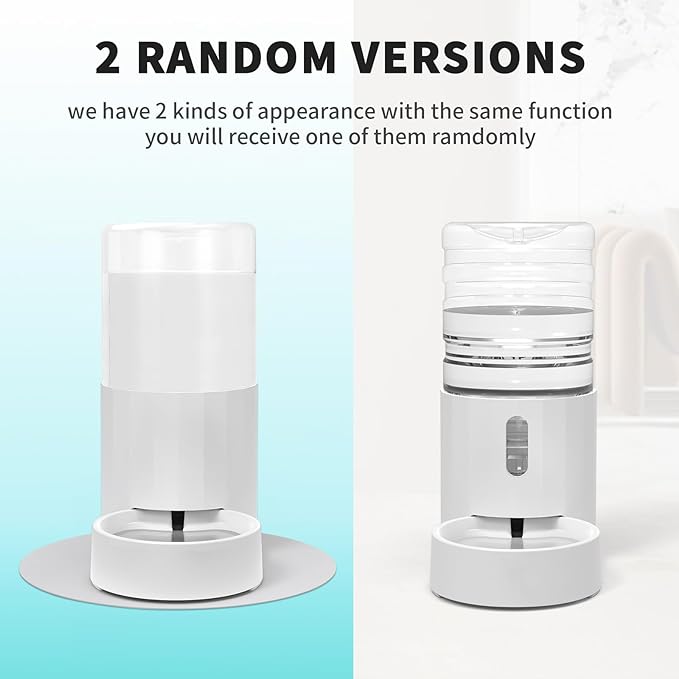 Pet Water Dispenser 4L with Visible Window, Dog Water Dispenser Automatic Water Dispenser Noiseless Pet Water Bowl for Medium and Small Dog Cats