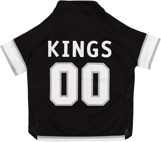 Pets First NHL Los Angeles Kings Jersey for Dogs & Cats, Medium. - Let Your Pet Be A Real NHL Fan!