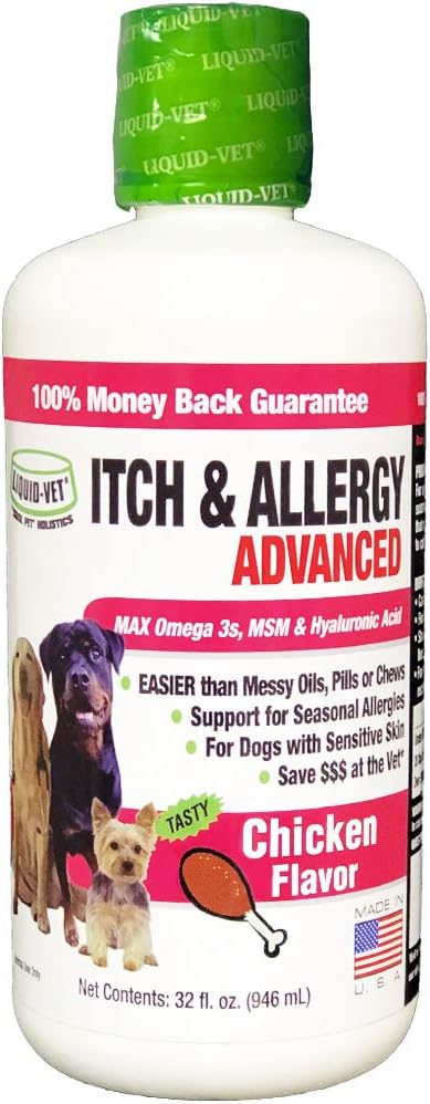 K9 Itch & Allergy Advanced Formula, Chicken Flavor, 32 oz