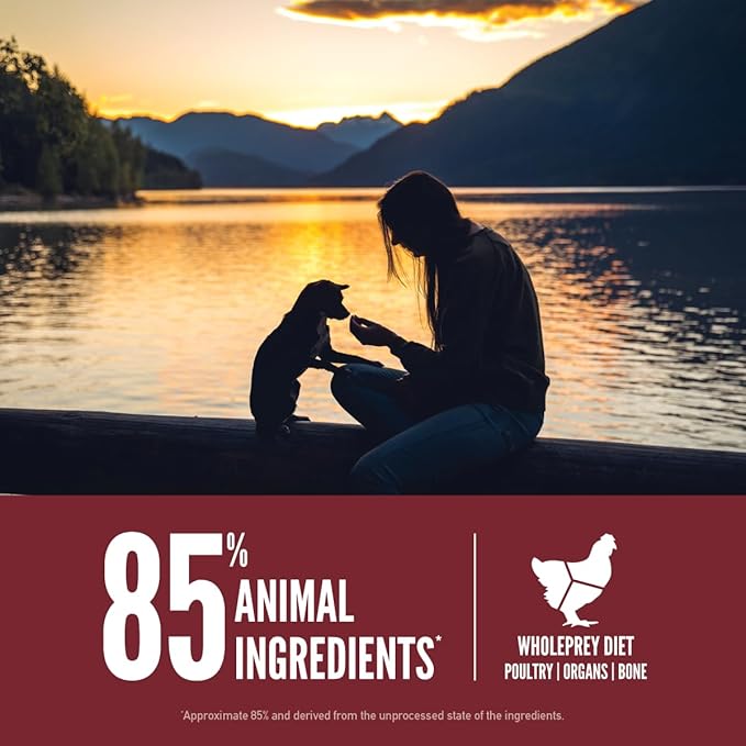 ORIJEN Small Breed Dry Dog Food, Grain Free Dry Dog Food for Small Breeds, Fresh or Raw Ingredients, 10lb