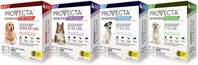 4 Doses Advanced for Dogs, Small/5-10 lb (Pack of 2)