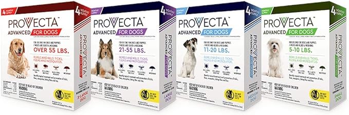 4 Doses Advanced for Dogs, Small/5-10 lb