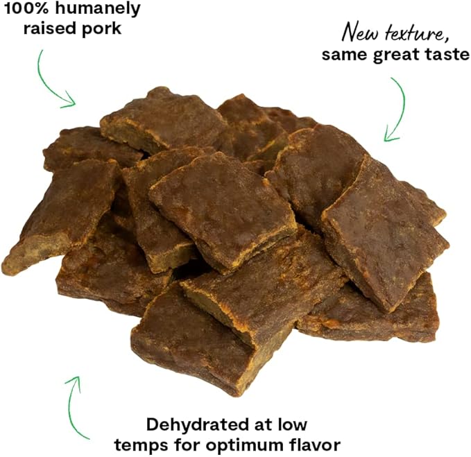 Open Farm Dehydrated Pork Grain Free Dog Treats, Humanely Raised Pork Recipe with Natural Simple Ingredients and No Artificial Flavors or Preservatives, 4.5 oz