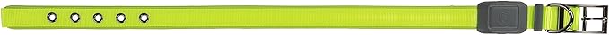 Nite Ize NiteDog Rechargeable LED Collar - Light Up Dog Collar with Durable Metal Buckle - Water-Resistant & Rechargeable Collar - Dog Supplies for Night Activities - Large, Lime