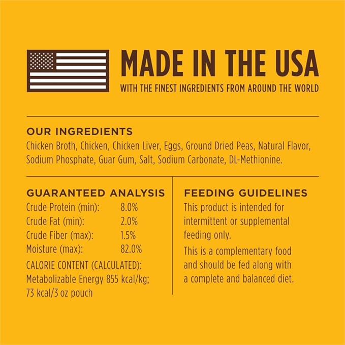 Instinct Healthy Cravings Grain Free Real Chicken Recipe Natural Wet Dog Food Topper by Nature's Variety, 3 oz. Pouches (Case of 24)