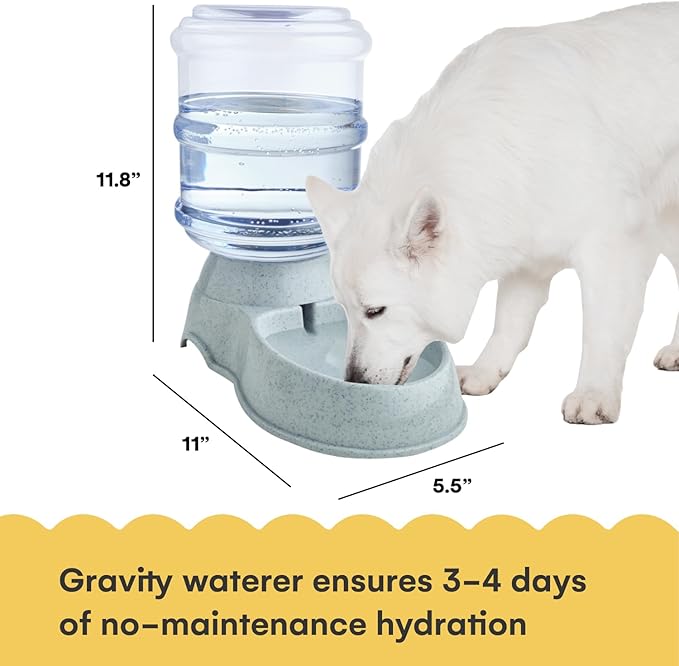 Noa Store Automatic Pet Water Dispenser | BPA Free 1 and 3 Gallon Cat Water Dispenser Food Dispenser, H20, Dog Small and Big Cat Feeder, Cat Water Bowl and Dog water dispenser, Automatic Pet waterer