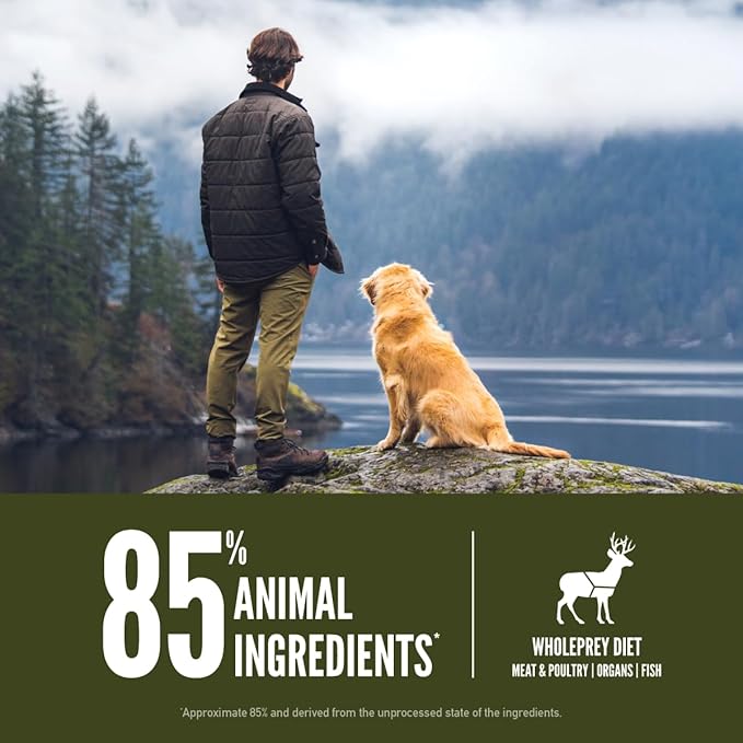 ORIJEN TUNDRA Dry Dog Food, Grain Free Dog Food, Fresh or Raw Ingredients, 4.5lb