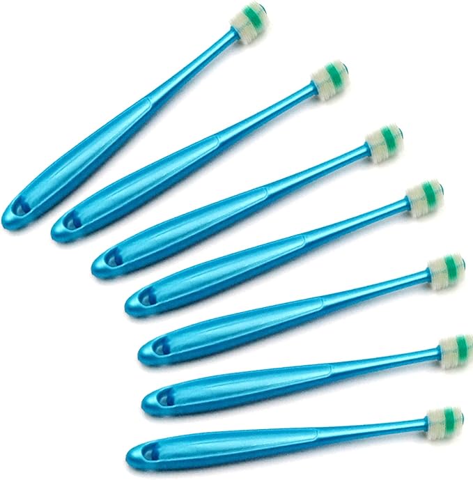 H&H Pets 360-Degree Bristle Toothbrush for Dogs and Cats - Super Soft Nylon bristles Tooth Brush, Puppy Supplies, Dog Brush Set, Pet Supplies Dog Grooming Kit Eco-Friendly (8-Count Pack)