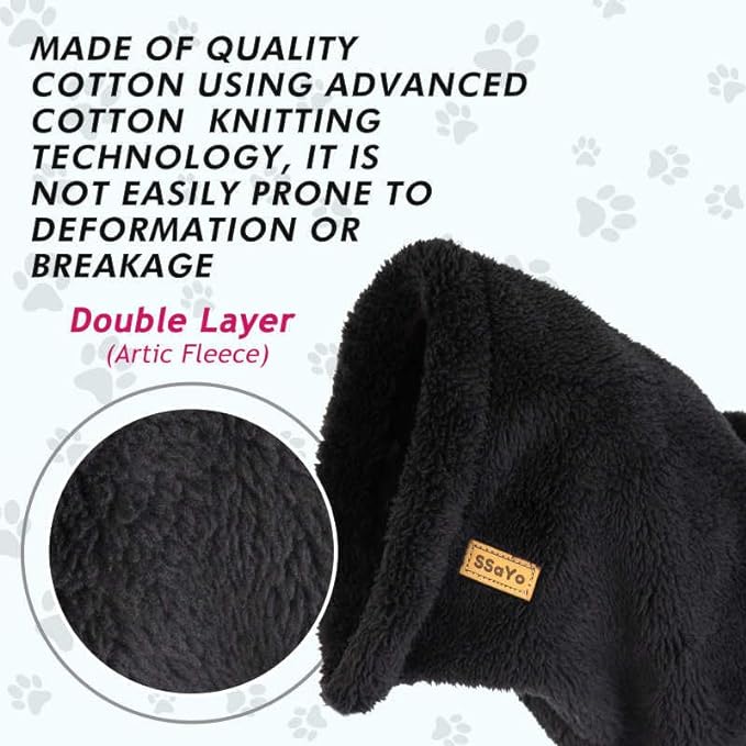 Adjustable Dog Noise Cancelling Ear Muffs Noise Protection - No Flap Ear Wraps for Dogs - Snoods Dog Headband Ear Covers for Anxiety Relief, Thunderstorms, Fireworks & Grooming (Black, Medium)