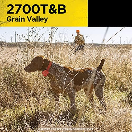 Dogtra GV 2700T&B Long Range 1-Mile 1-Dog Training & Beeper Remote Dog Training E-Collar for Upland Gun Dog - Grain Valley Edition - Exclusive Orange Color