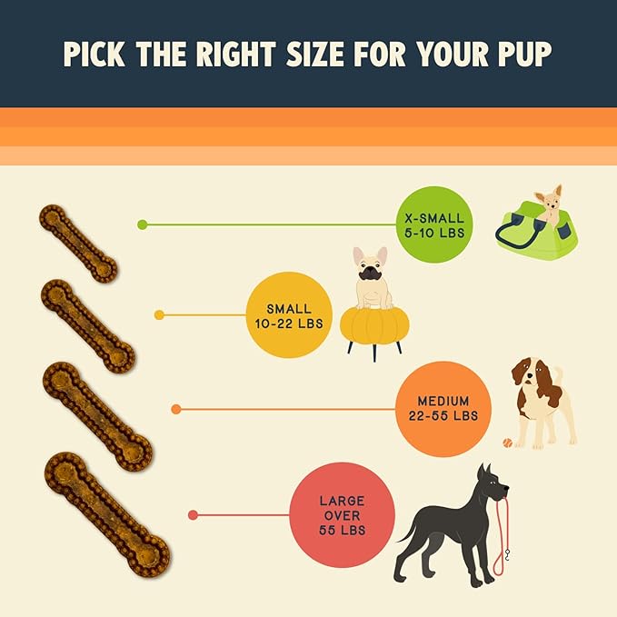 Jiminy's Dental Chews for Dogs, Cinnamon, Medium, 12ct (Pack of 1)