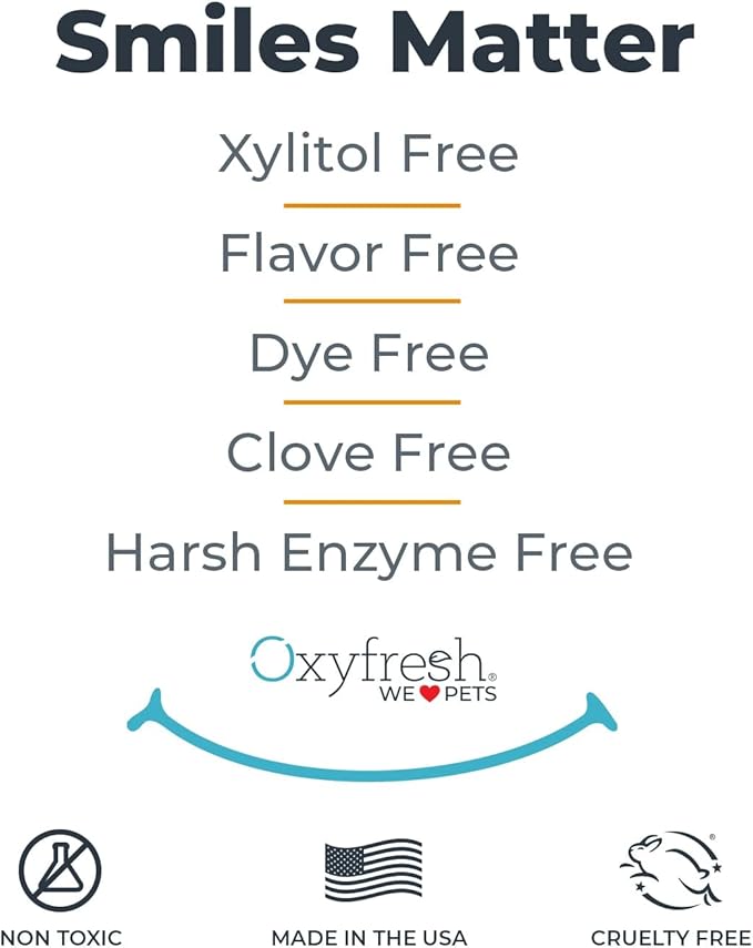 Oxyfresh Premium Dog Toothpaste – Best Dog Teeth Cleaning & Dog Plaque and Tartar Fighter – Safe for Cat Toothpaste Too – Vet Formulated Pet Toothpaste, 4oz