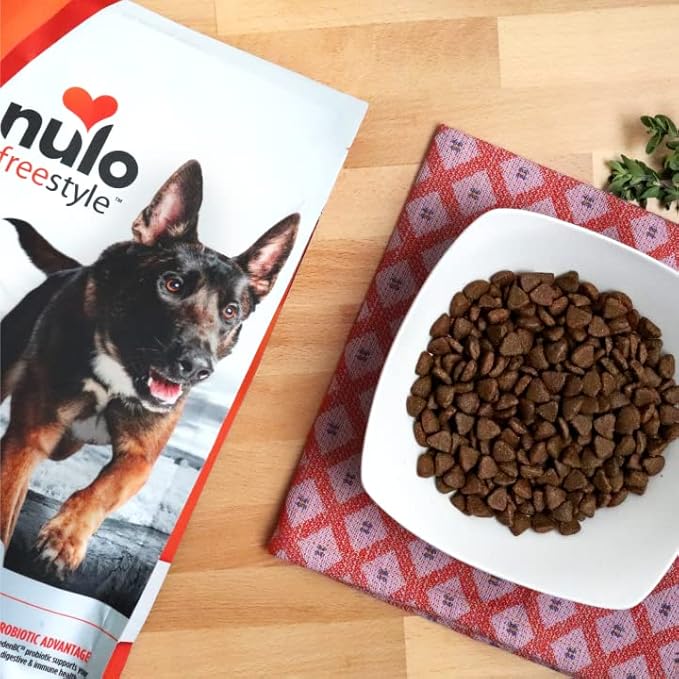 Nulo Freestyle All Breed Dog Food, Premium Allergy Friendly Adult & Puppy Grain-Free Dry Kibble Dog Food, Single Animal Protein with BC30 Probiotic for Healthy Digestive Support 5.5 Pound (Pack of 1)