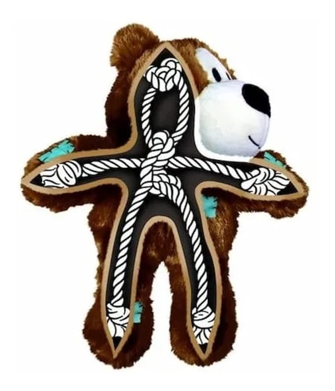 Kong Wild Knots Bears Durable Dog Toys Size:Med/Large Pack of 2, Medium Breeds