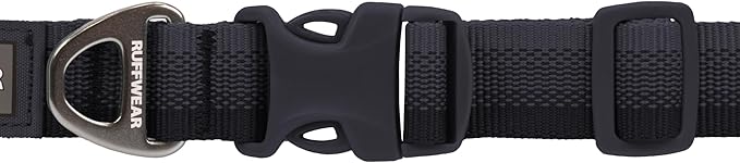 Ruffwear, Front Range Dog Collar, Durable and Comfortable Collar for Everyday Use, Basalt Gray, 20"-26"