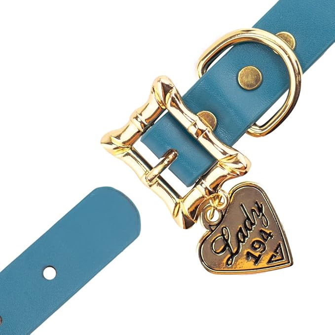 Buckle-Down Dog Collar, Disney Lady and The Tramp, Movie Replica with Heart Charm, Extra Large 18 to 24 Inch Length 1.15 Inches Wide