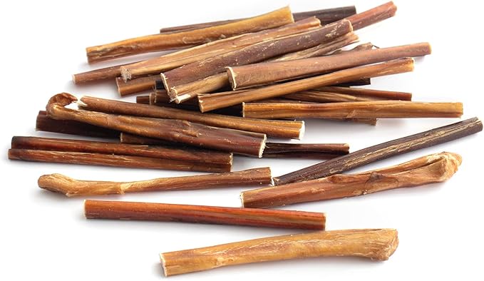 Supercan Bully Sticks for Dogs 6" (40 Count) -100% Natural Farm Raised Beef Dog Chews. Free Range Grass Fed Non-GMO Treats for Dogs
