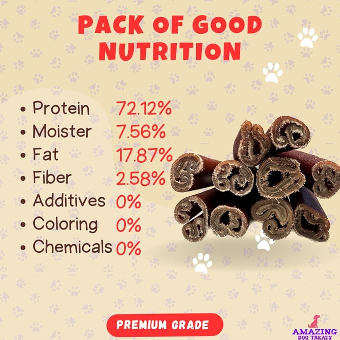 Amazing Dog Treats 6 Inch Collagen Stick - (15 Count) - Collagen Bully Sticks for Dogs - 95% Natural Collagen Sticks for Dogs - No Hide Bones for Dogs