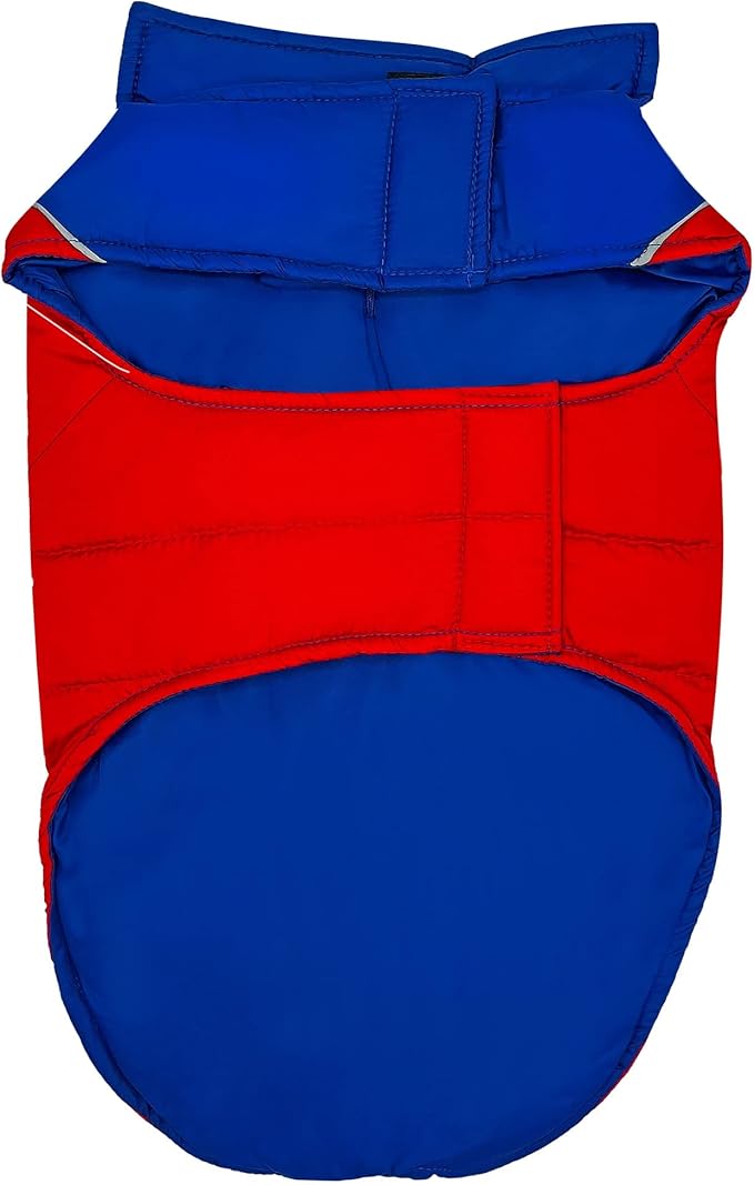 NFL Buffalo Bills Puffer Vest for Dogs & Cats, Size Small. Warm, Cozy, and Waterproof Dog Coat, for Small and Large Dogs/Cats. Best NFL Licensed PET Warming Sports Jacket