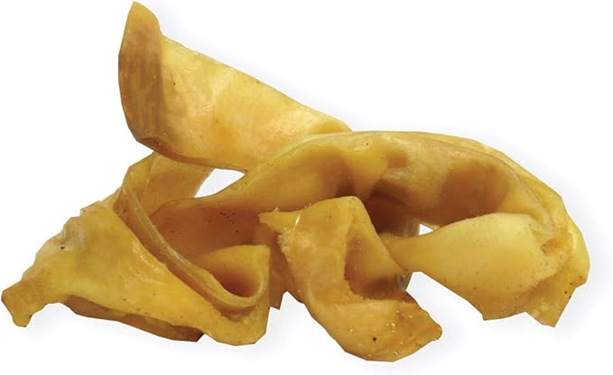 Natural Pig Ear Strips for Dogs, 5 lb. Box, Oven Baked Pork Training Treats for Small to Medium Breeds, Soft and Fully Digestible, Supports Joint, Dental, and Coat Health, Made in Canada