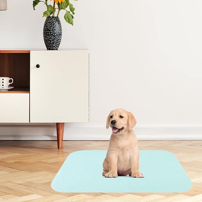 KOOLTAIL Washable Pee Pads for Dogs - Waterproof Dog Mat Non-Slip Puppy Potty Training Pads, Reusable Whelping Pads for Dog Crate PlayPen