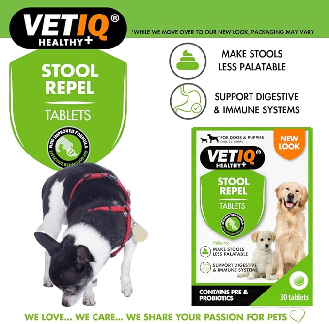 M&C Stool Repel-UM Deters Stool Eating for Dogs & Puppies (30 Tablets)