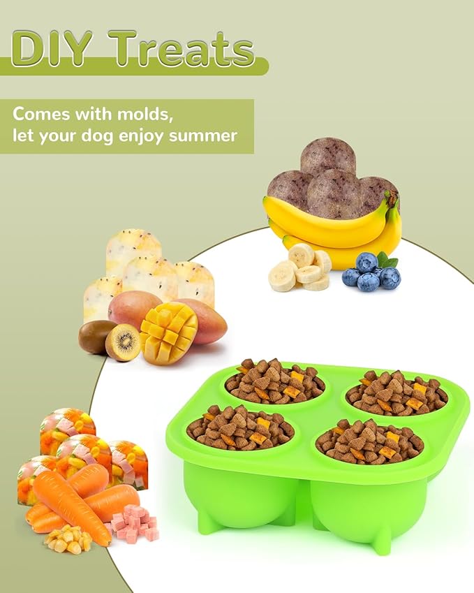Dog Interactive Toys for Boredom, Dog Treat Ball Puppy Toys to Keep Them Busy, Frozen Fillable Dog Toys, Enrichment Toys for Small Dogs, Mentally Stimulating Toys for Dogs 3.5"