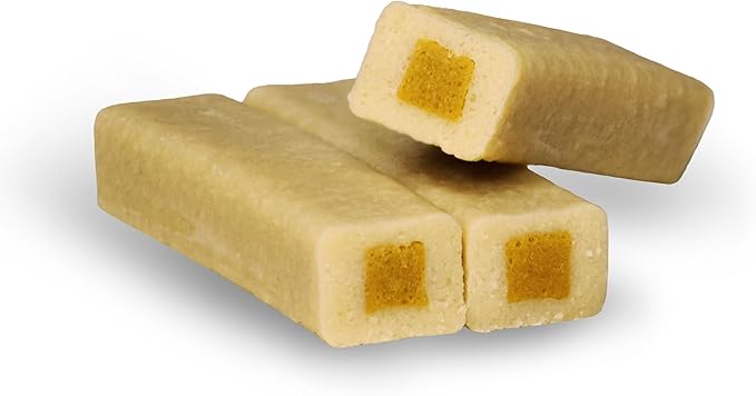 Ultra Chewy Peanut Butter Mini Double Treat Bones: Long-Lasting Dog Treats Made in USA, Highly Digestible, Ideal for Aggressive Chewers 9oz (2 Packs)