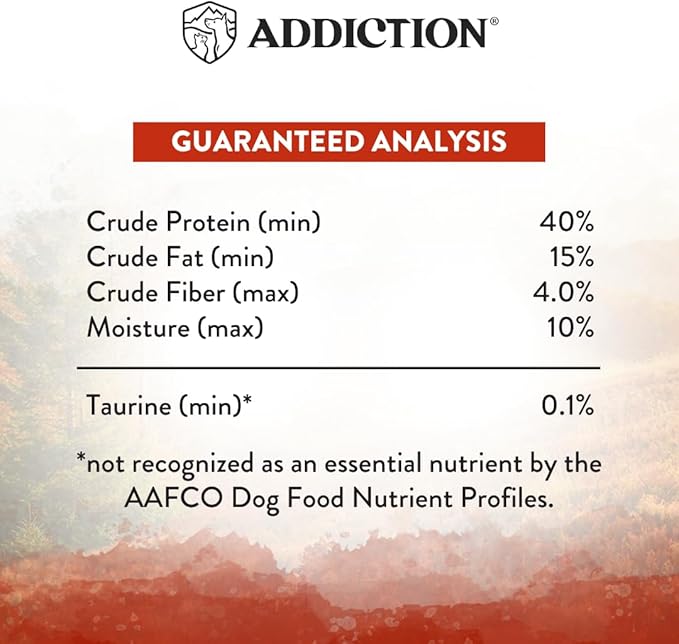 Addiction Wild Islands Forest Meat Premium Venison Recipe Dry Dog Food (4 Pound)
