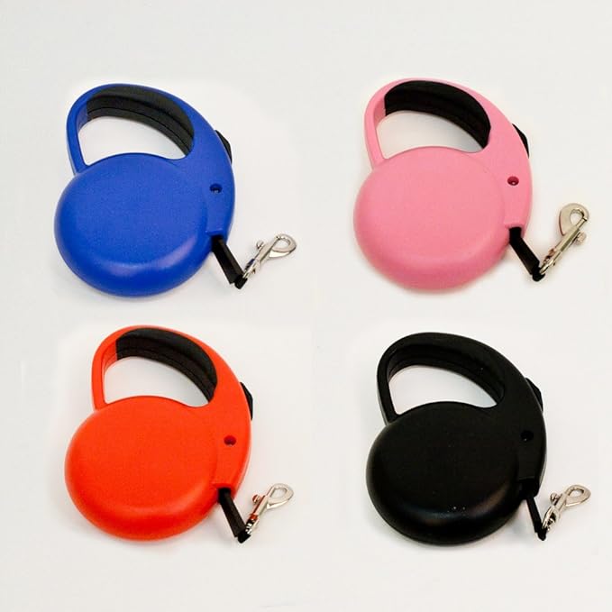 Hyper Pet Retractable Dog Leash, 8 ft. Walking Leash for Dogs up to 8 lbs., Extra Small, Black