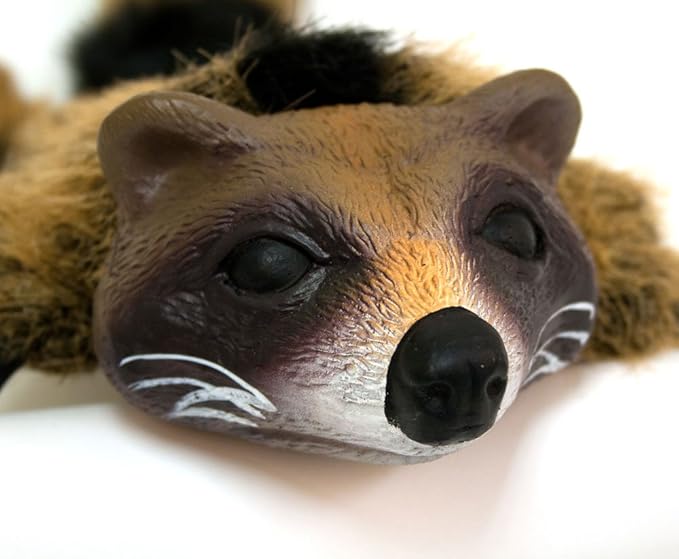 Hyper Pet Real Skinz Raccoon Plush Dog Toy