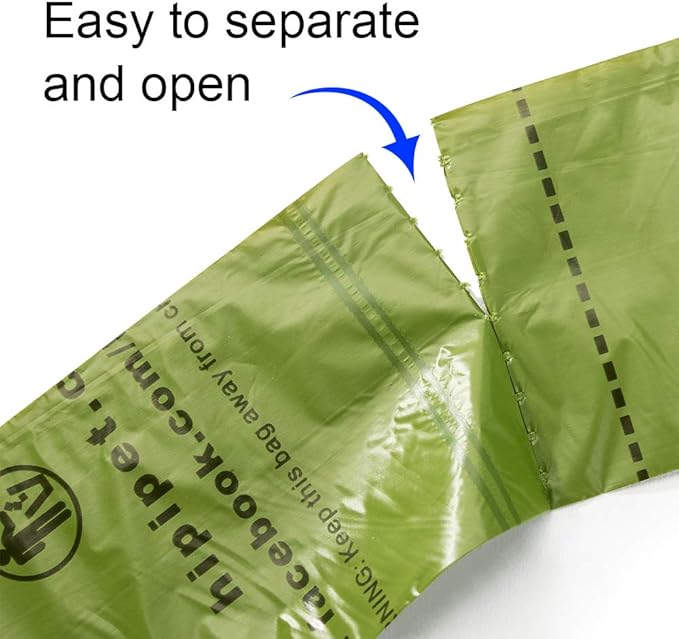 360 Pack(24 Roll) Dog Poop Bag,Earth-Friendly Partially Biodegradable Poop Bags,15% Thicker and Tougher Leak-Proof Dog Waste Bags.(Green)