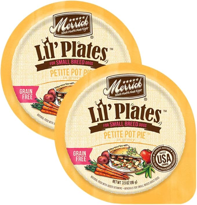 LarasBundle Merrick Lil’ Plates Grain Free Natural Wet Dog Food for Small Dogs Variety Pack Bundle - Canned Dog Food - Wet Puppy Food - Merrick Dog Food