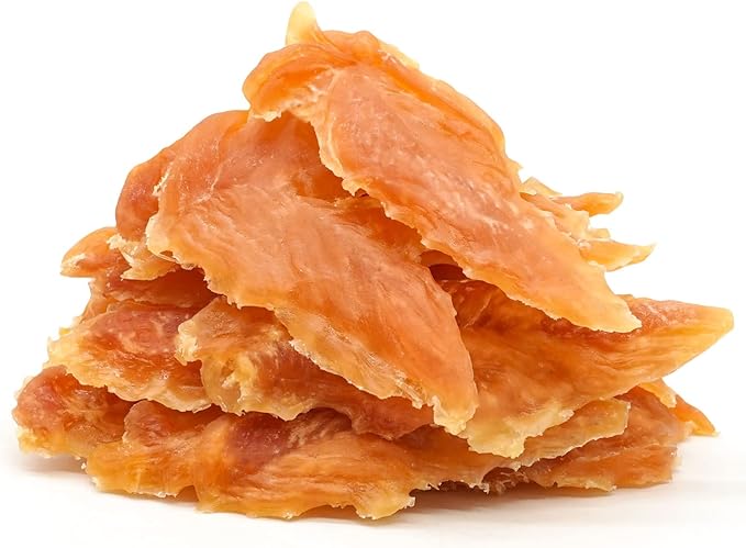 MON2SUN Chicken Jerky for Dogs Made with Real Chicken Breast Dog Snacks, High Protein & Grain Free Training Treats for Small Medium and Large Dogs (Chicken, 14.11 Ounce -Pack of 1)