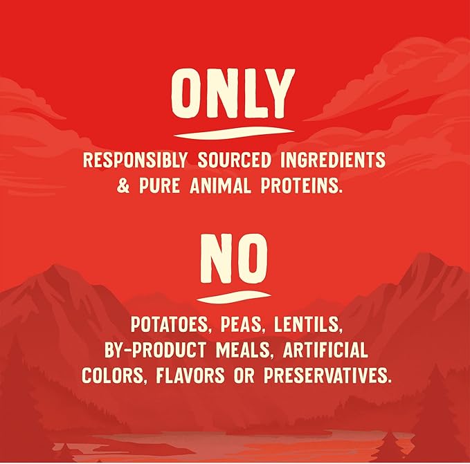 Stella & Chewy's Wild Red Dry Dog Food Raw Coated High Protein Wholesome Grains Red Meat Recipe, 3.5 lb. Bag
