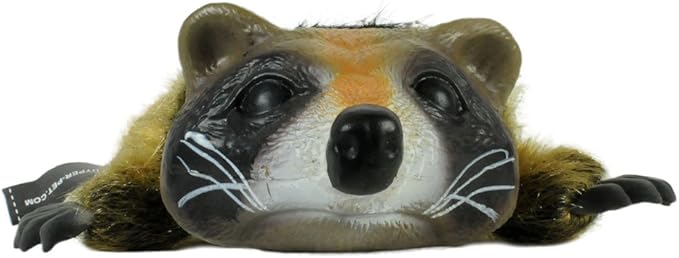 Hyper Pet Real Skinz Raccoon Plush Dog Toy
