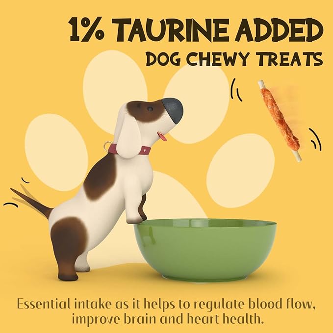 ASMPET Dog Treats Small Dogs, Dog Chews Long Lasting Chicken Wrapped Rawhide Bones Healthy Dog Chew Sticks Natural Dog Treats for Medium Dogs Large Breed Grain Free Snacks, 20Pcs