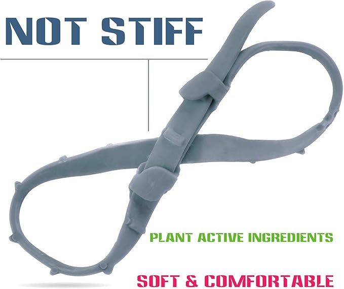 Flea and Tick Collar for Large Dog, 12-Month Full-Body Protection, Natural Ingredients, Free Flea Comb and Tweezers Included, 2 packs