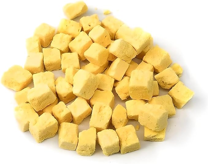 Fully Natural Organic Freeze Dried Dog/Cat Treats Food Toppers Single Ingredient, USA Made, Healthy, High Value, Gluten Grain Free, High Protein, Diabetic Friendly (1, Egg)