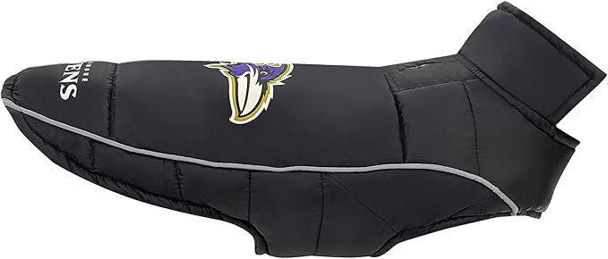 Pets First Pets NFL Licensed Dog & Cat Vest Pet Puffer Down Coat Jacket, Team Color, Small US