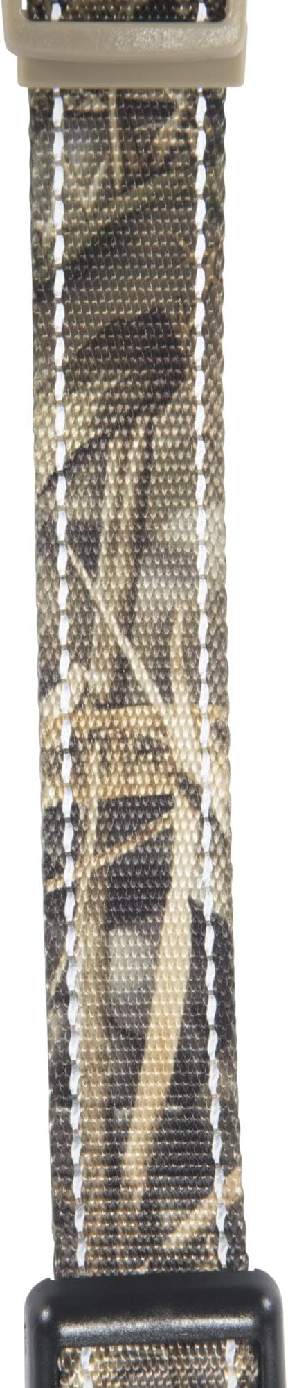 Browning Classic Preformance Webbing Pet Collar, Fully Adjustable, Available in Solid Colors and Camo Patterns, Realtree MAX-7, Small