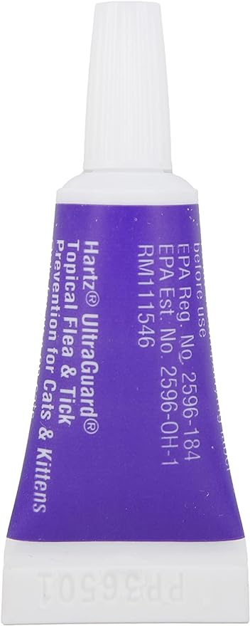 Hartz UltraGuard Topical Flea & Tick Prevention for Cats and Kittens - 3 Monthly Treatments