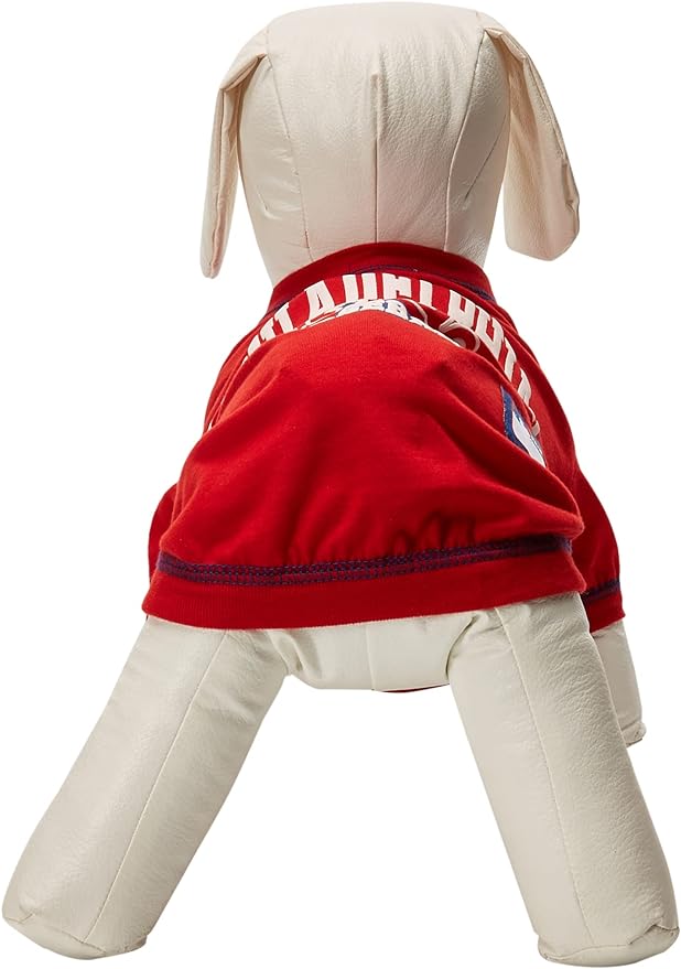 MLB Philadelphia Phillies Dog T-Shirt, Medium. - Licensed Shirt for Pets Team Colored with Team Logos. - Premium Stretchable Materials for The Comfort of Your Dog & cat.