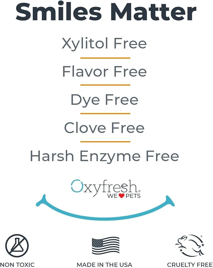 Oxyfresh Premium Dog Toothpaste – Best Dog Teeth Cleaning & Dog Plaque and Tartar Fighter – Safe for Cat Toothpaste Too – Vet Formulated Pet Toothpaste, 4oz