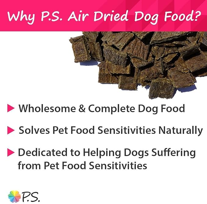 Ps for Dogs 100% Hypoallergenic Dog Food - No More Paw Licking & Skin Scratching – Solves Allergies Naturally - No More Harmful Shots, Pills & Expensive Prescription Food