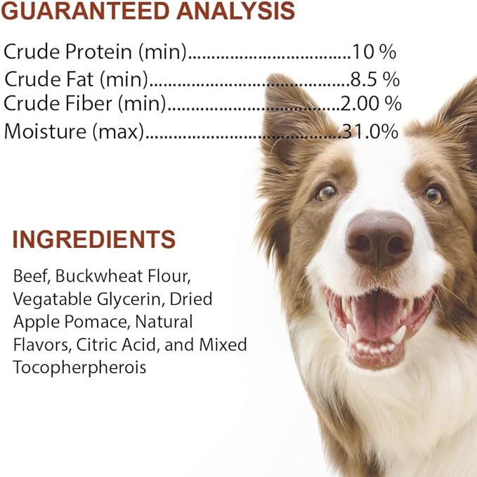 Lil' Bitz training Treats for Dogs and Cats (3 Pack, All Dog Sizes - Hickory Smoked Beef)
