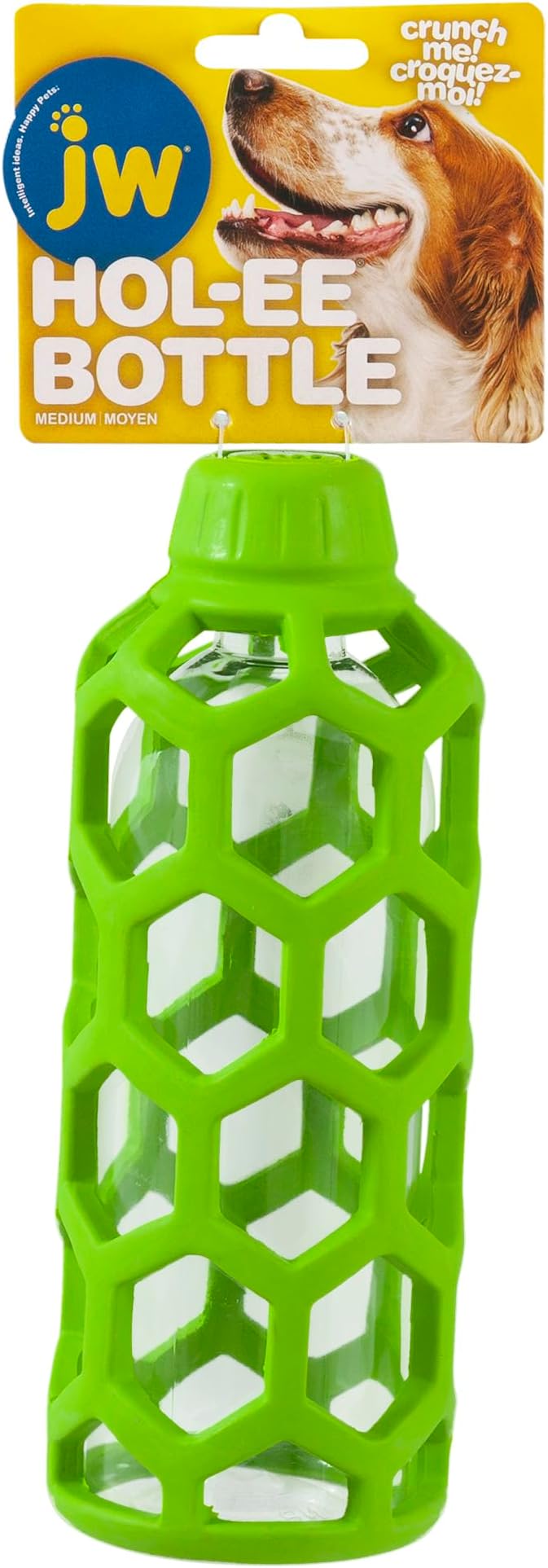 JW Pet Hol-ee Bottle Dog Chew Puzzle Toy, Medium