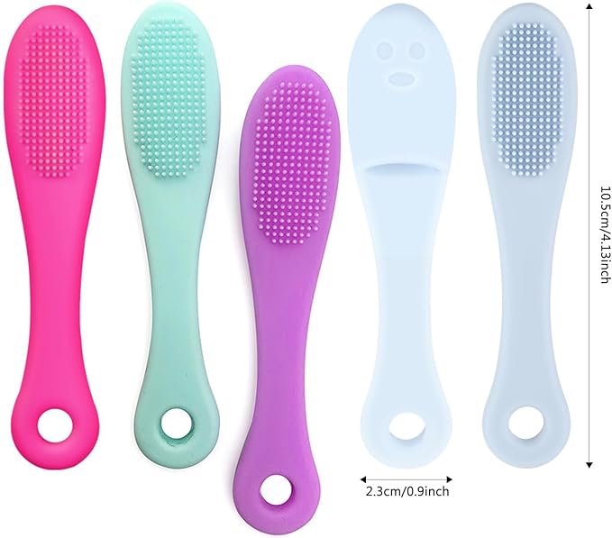 8Pcs Dog Finger Toothbrush, Pet Tooth Brushing Kit with Food Grade Soft Silicone, Easily Clean Teeth Dirt Teeth Cleaning & Dental Care Toothbrush Kit for Puppies, Dogs, Cats and Small Pets