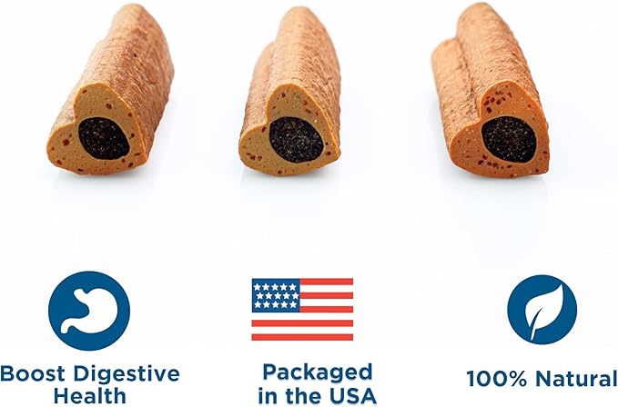 Best Bully Sticks Love Bones - Heart Shaped Chicken Dog Chews - USA Baked & Packed, Easy to Digest, Natural, High Protein - 12 Pack